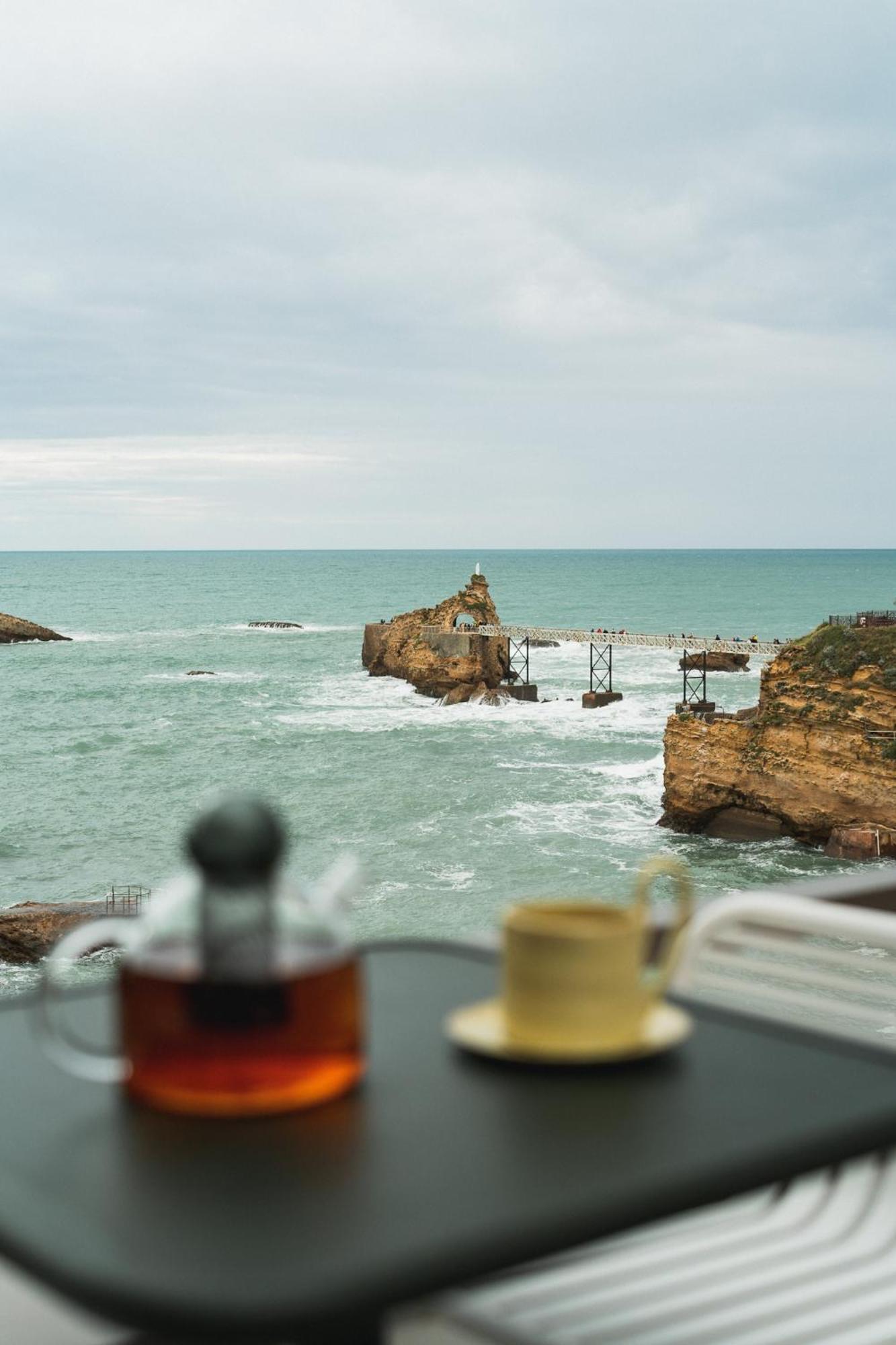 Hotel De La Plage Biarritz Exteriör bild