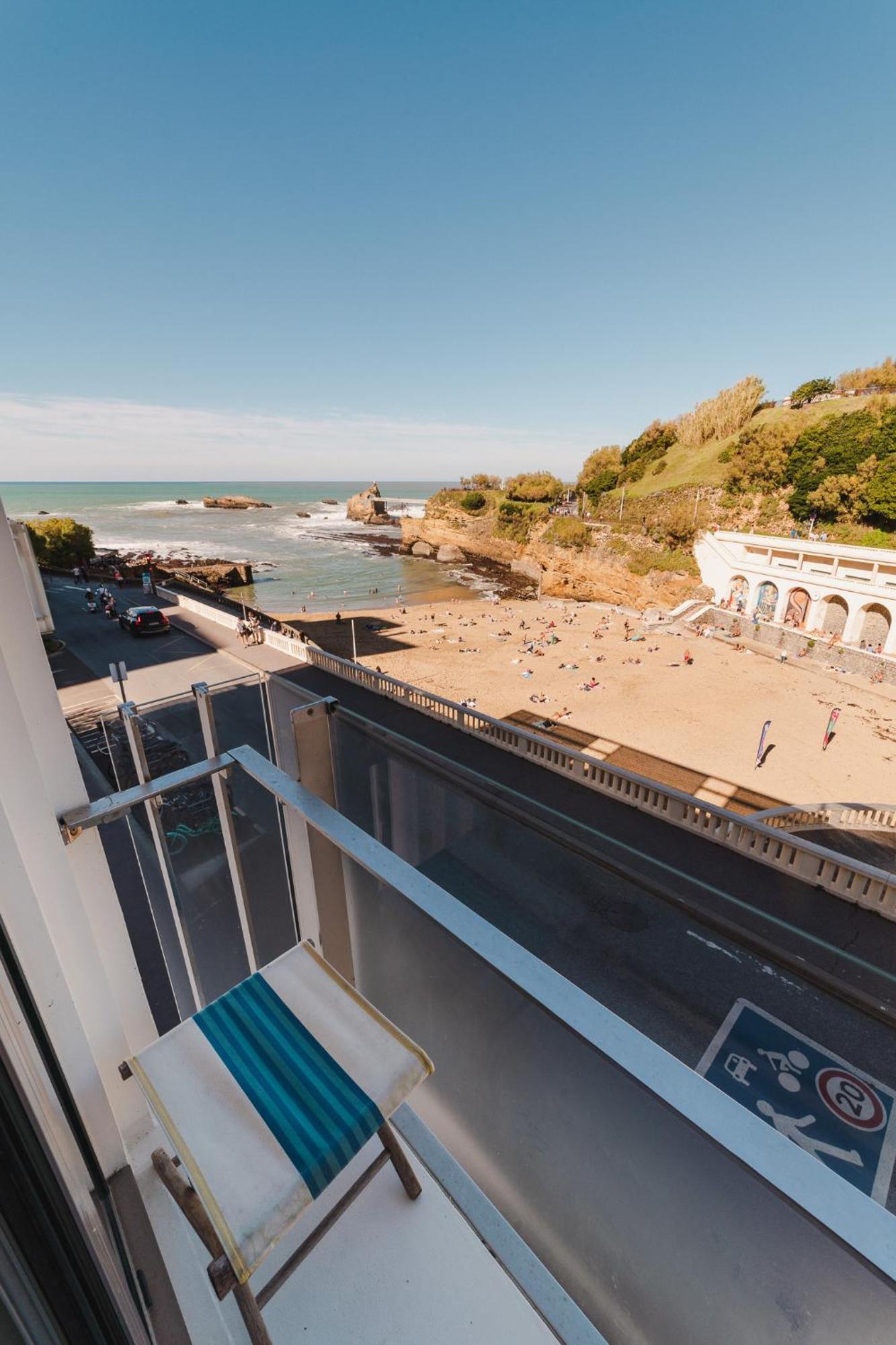 Hotel De La Plage Biarritz Exteriör bild